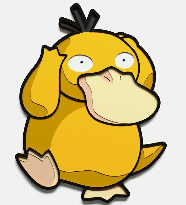 Psyduck - Pokemon - Generation I – floridafinecrafts